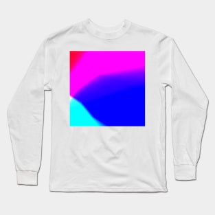 red blue pink gradient Long Sleeve T-Shirt